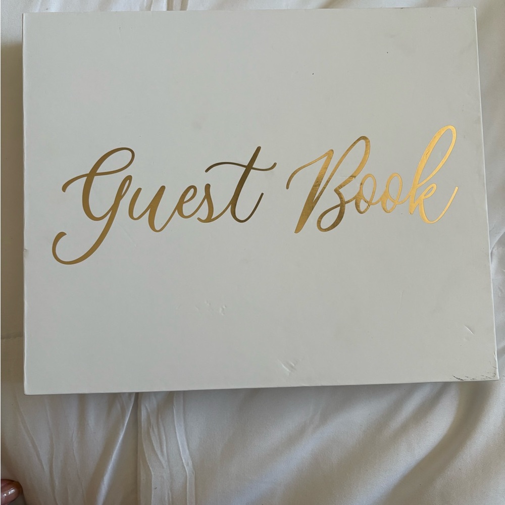 Glass wedding card box with Guest Book - Picture 5 of 9